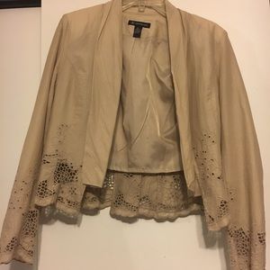 Lace blazer jacket